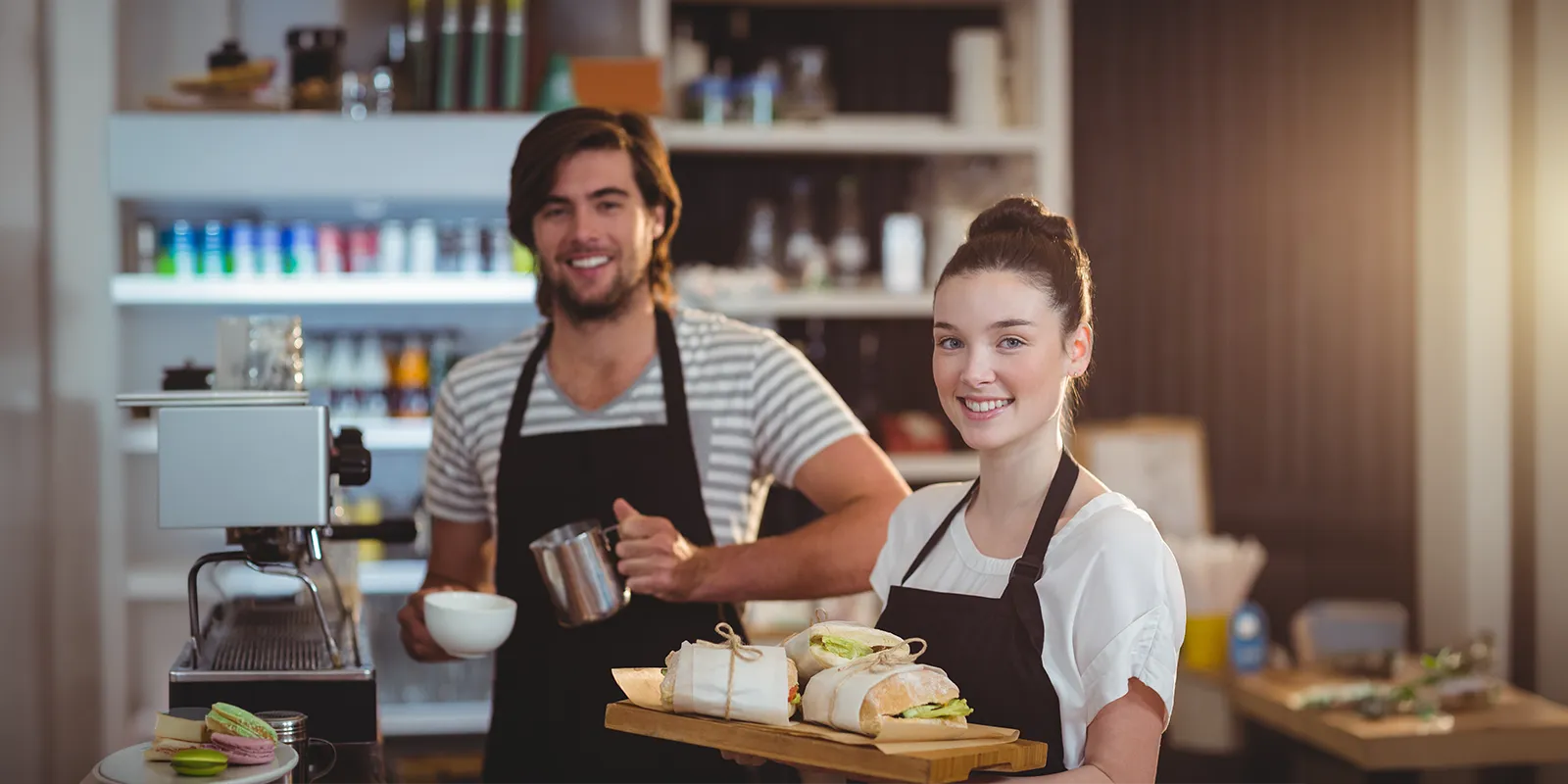 Professionele horecakleding - schorten en sloven voor restaurants en hotels